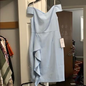 MIDI off the shoulder dress